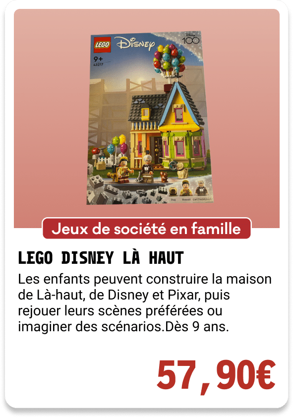 19 - LEGO DISNEY LÀ HAUT